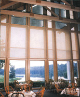 Custom motorized window shades for privacy and simplicity