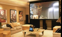 AMX Home Theatre control panel